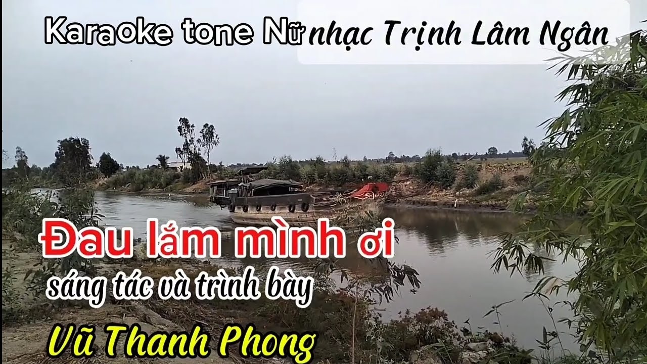 Karaoke - Đau lắm Mình Ơi ( Tone - Nữ )