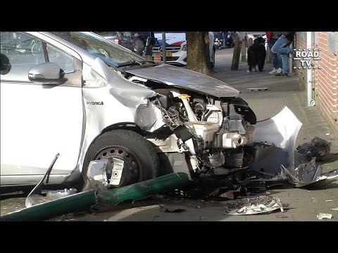 Automobilist volledig uit koers in De Bilt