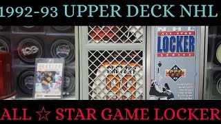 1992-93 UPPER DECK NHL ALL STAR LOCKER