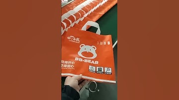 High Quality Soft Loop Handle Plastic Packaging Bag For Clothes Plastic Shopping Bags With Logos