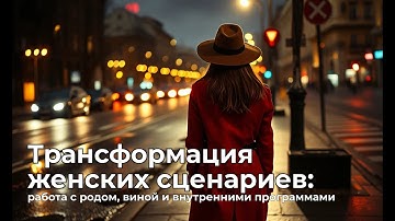 Трансформация женских сценариев: работа с родом, виной и внутренними программами