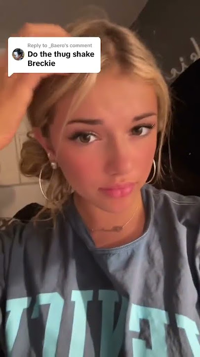 Breckie Hill - I Tried To Do The Thug Shake #shorts