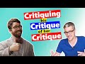 Critiquing deflates critique of a religious critique