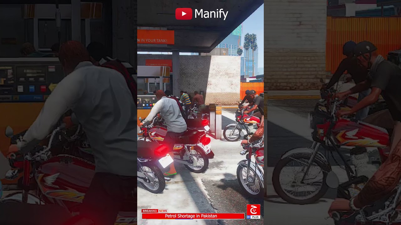 Funny Petrol Shortage In Pakistan News By Rasheed 😂 GTA 5