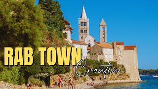 Rab Town, The Adriatic Sea in Croatia