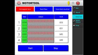 Common Rail Test Bench | Solenoid Injector Magnetic Force Analysis | MOTORTOOL