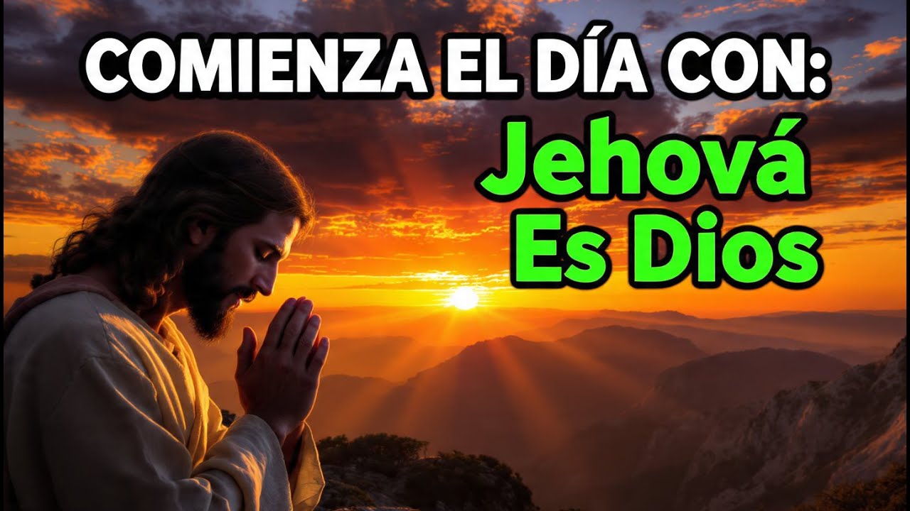 Oración de la Mañana de Reconocimiento Divino  Reconoce Que Jehová Él es Dios