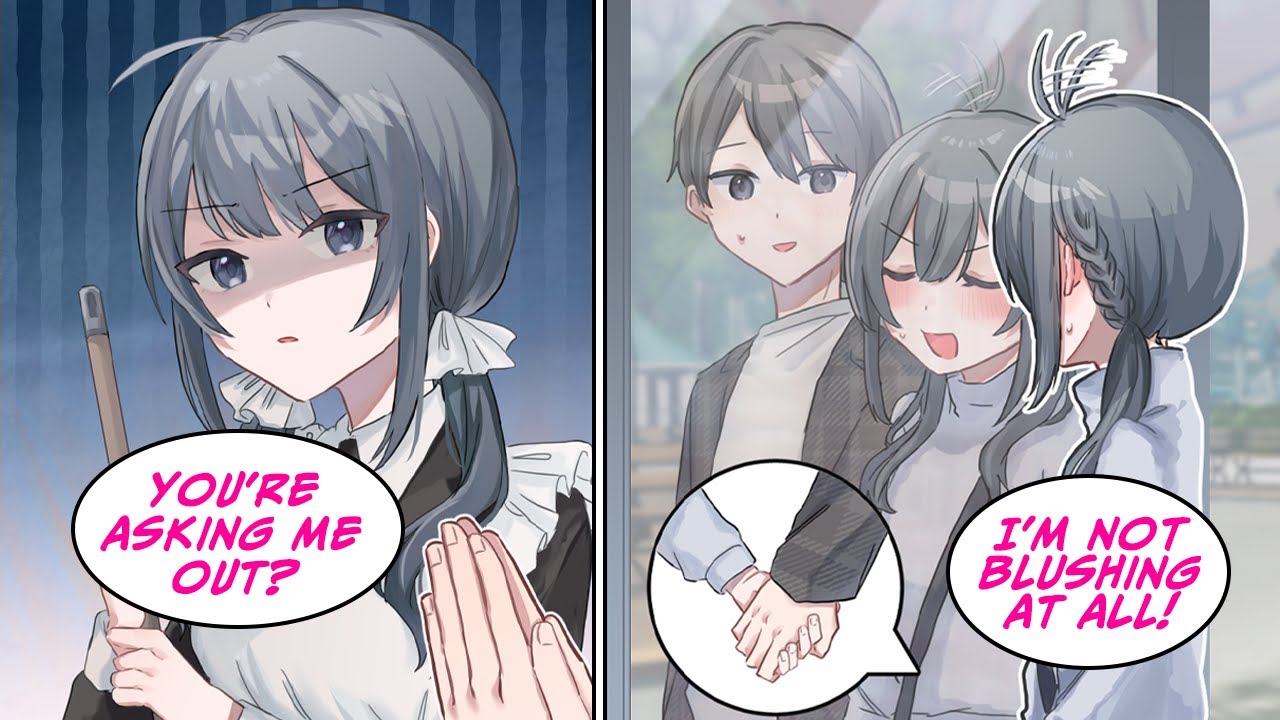 [Manga Dub] I held hands with the maid who always acted cold towards me on a date... [RomCom]