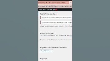 Wordpress security updates in WordPress #shorts #wordpress