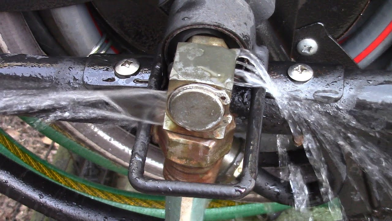 Fixing Leaking Sam's Club Member's Mark 300' Steerable Hose Reel Cart  GN2136701-MM 06212D Rankam 