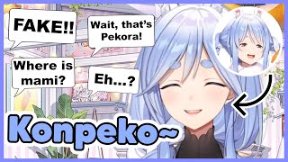 Chat get scammed when Pekora is the one who using Pekomama's avatar