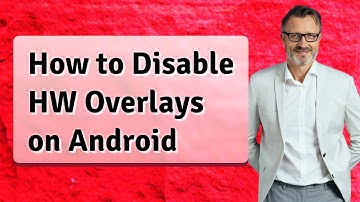 How to Disable HW Overlays on Android