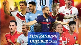 FIFA WORLD RANKINGS LIST 2022 October | #fifa #football#ranklist #worldcup @InshotbyRijoRaphel screenshot 1