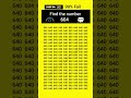 🔥 find the odd number 604 🤯 math Game 🎯 #challenge #shorts #quiz #game #gk #math