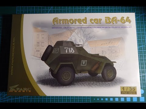 Обзор модели БА-64 от Parc Models в масштабе 1 к 35