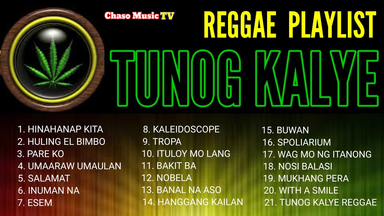 TUNOG KALYE reggae. Rivermaya./Eraserheads./Siakol./Yano./Francis M. Cover: Tropavibes./VALTV VIBES