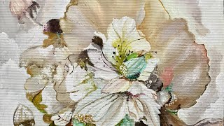 Beautiful painting of flowers