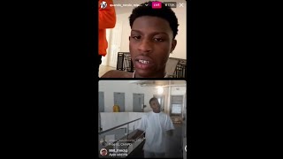 Quando Rondo IG Live (DISSES LIL TIM) + TALKS W/ FRIEND IN JAIL 3/27/21