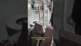 Celebrity Hardcore hand-made spiral blades, precisely fitted on the steel pipe Profile