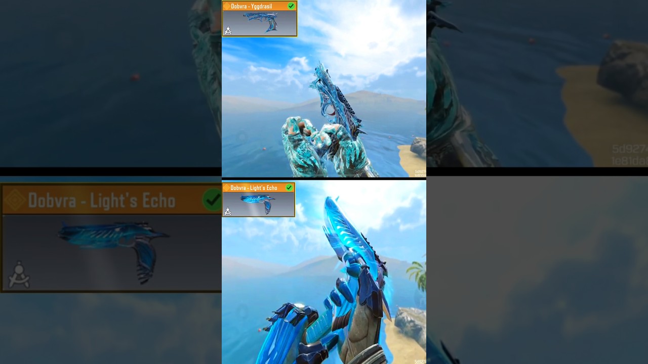 New Legendary Fiona Dobvra Yggdrasil vs Old Dobvra Light echo in CODM 