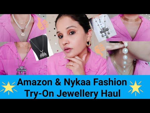 Amazon & Nykaa Fashion Try-On Jewellery Haul | Rising Yourself With Anjalika