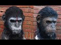 how to make a ceasar planet of the apes realistic latex mask (diy homemade) costume cosplay