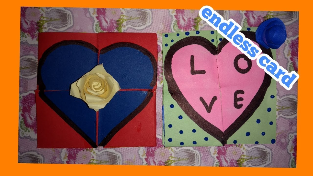 Endless card without glue