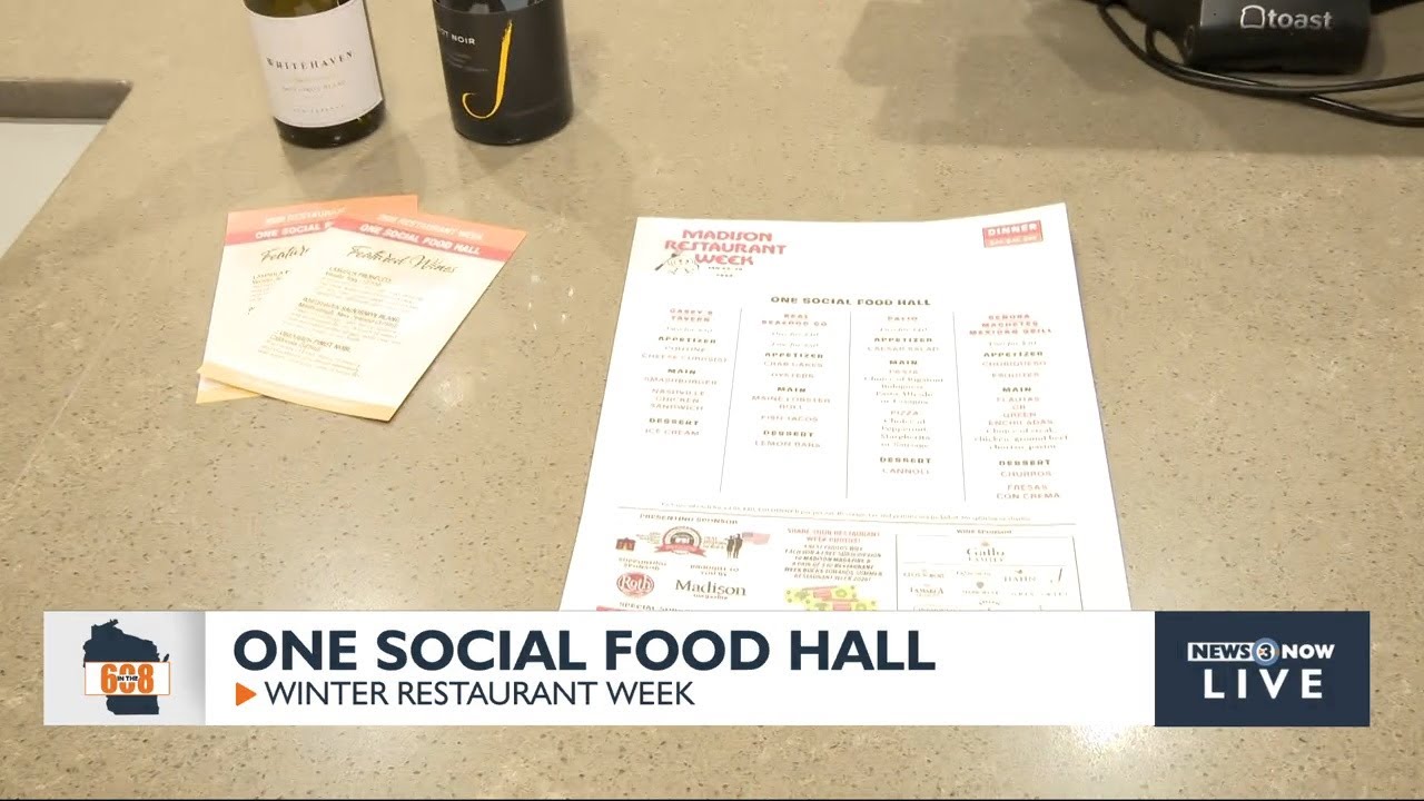 In the 608: Enjoy Winter Restaurant Week at One Social Food Hall