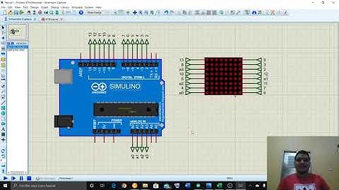 SIMULACION DE MATRIZ 8X8 CON ARDUINO EN PROTEUS