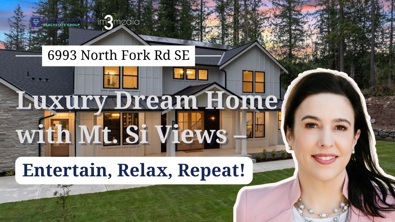 Luxury Living on Iconic North Fork Rd – North Bend, WA