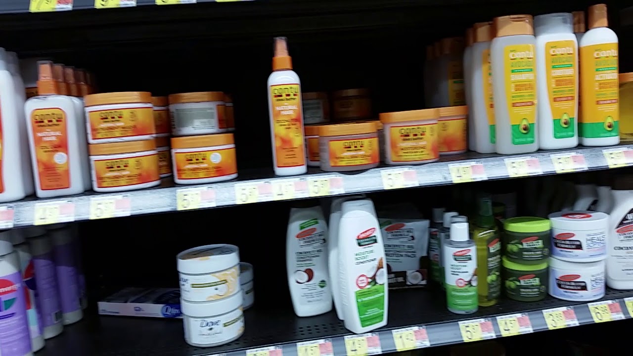 حمامات الشعر الزيتية في اسواق وول مارت امريكا