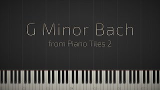 G Minor Bach - Piano Tiles 2 \\ Synthesia Piano Tutorial \\ Jacob's Piano