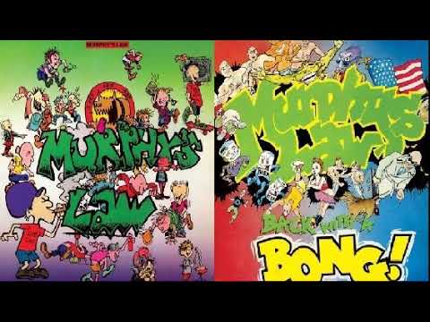 【LP】MURPHY'S RAW　BACK WITH A BONG! Murphys Law ---Back with a Bong --CLEAR Promo NYHC WVOF