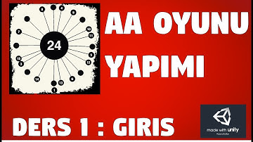 AA oyunu yapımı Unity ile | Ders 1