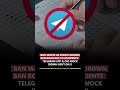 Telegram has been banned in India due to paper leak #india #telegram #education #highcourt #shorts
