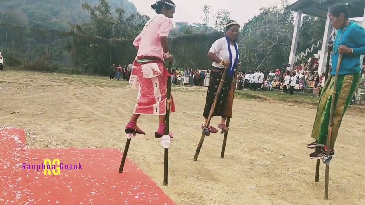 Bambo Stilt Fight || International women's day celebration At Kheti Village ||| 2025
