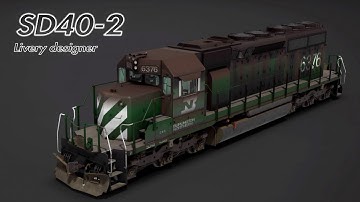 SD40 (TSW2/ PS4) BN on livery designer - Time Elapse