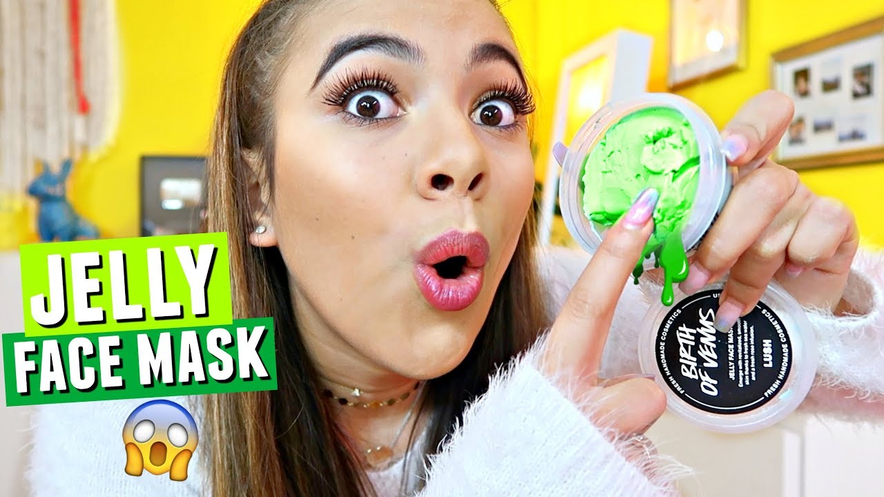 LUSH JELLY FACE MASK...?! Testing weird products. YouTube