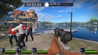 Left 4 Dead 2 - CS:GO Lake Survival Gameplay screenshot 1