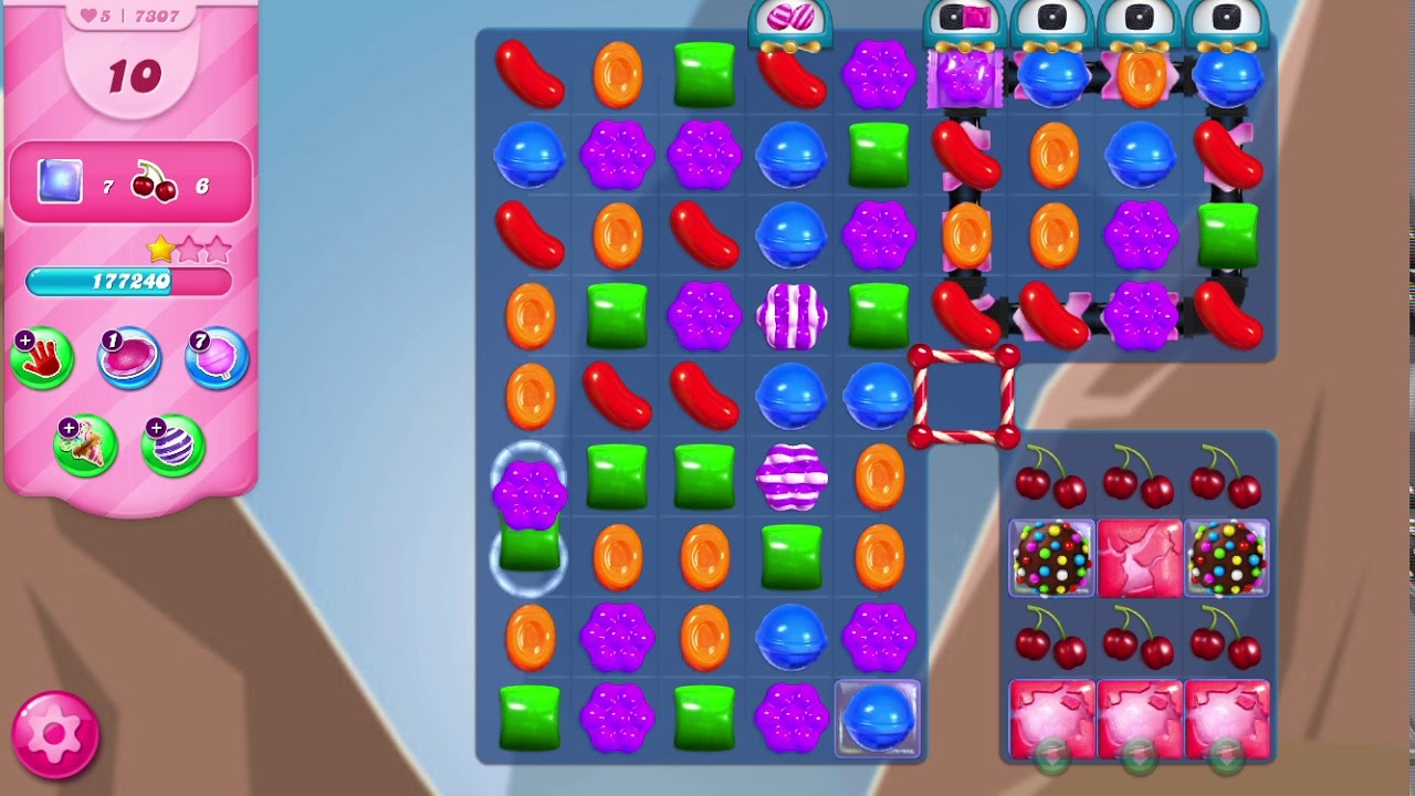 Candy crush level 7307 passing the film - YouTube