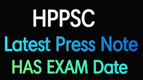 HPPSC LATEST PRESS NOTE