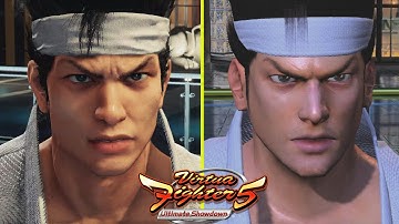 Virtua Fighter 5 Ultimate Showdown PS5 vs PS3 Original Graphics Comparison