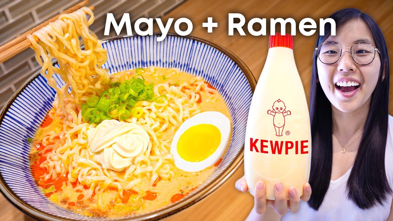 10Minute Kewpie MAYO RAMEN 🔥 (TikTok’s VIRAL Instant Noodle HACK