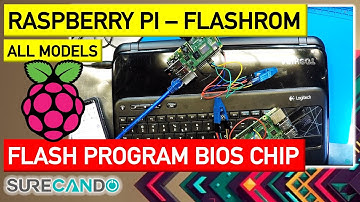 How to use Raspberry Pi to Program Flash BIOS Chip Full tutorial Flashrom Linux Tool Dump Erase Read
