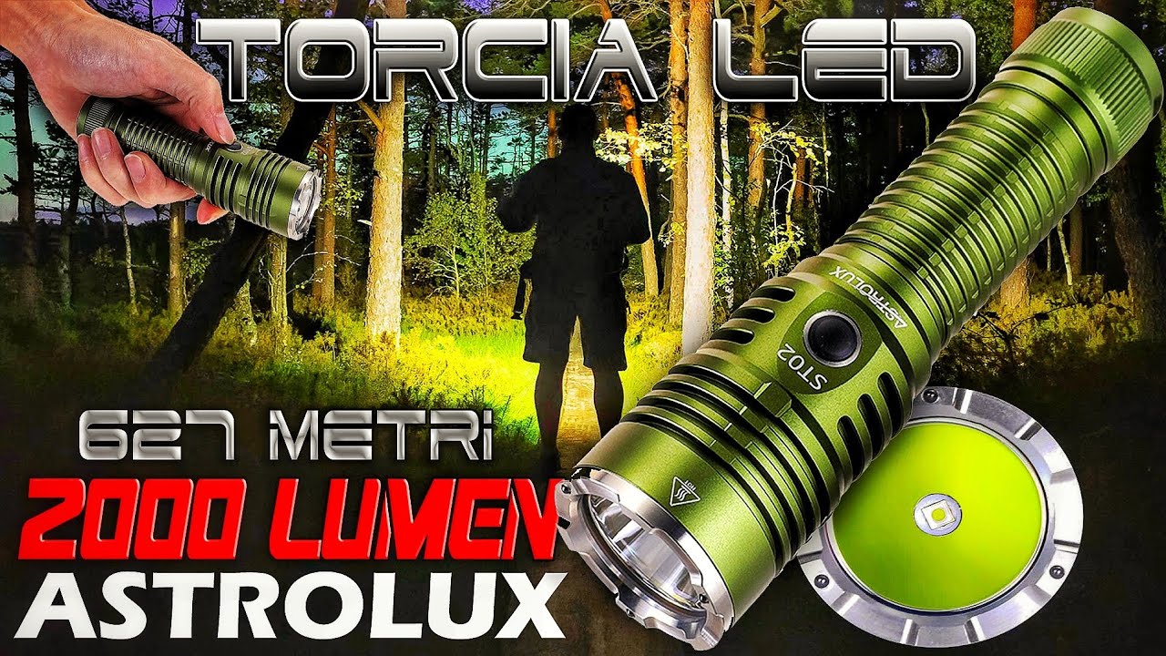 Torcia LED INFAPOWER 9 LED 4 Colori Con Batterie E Cinturino - Alluminio