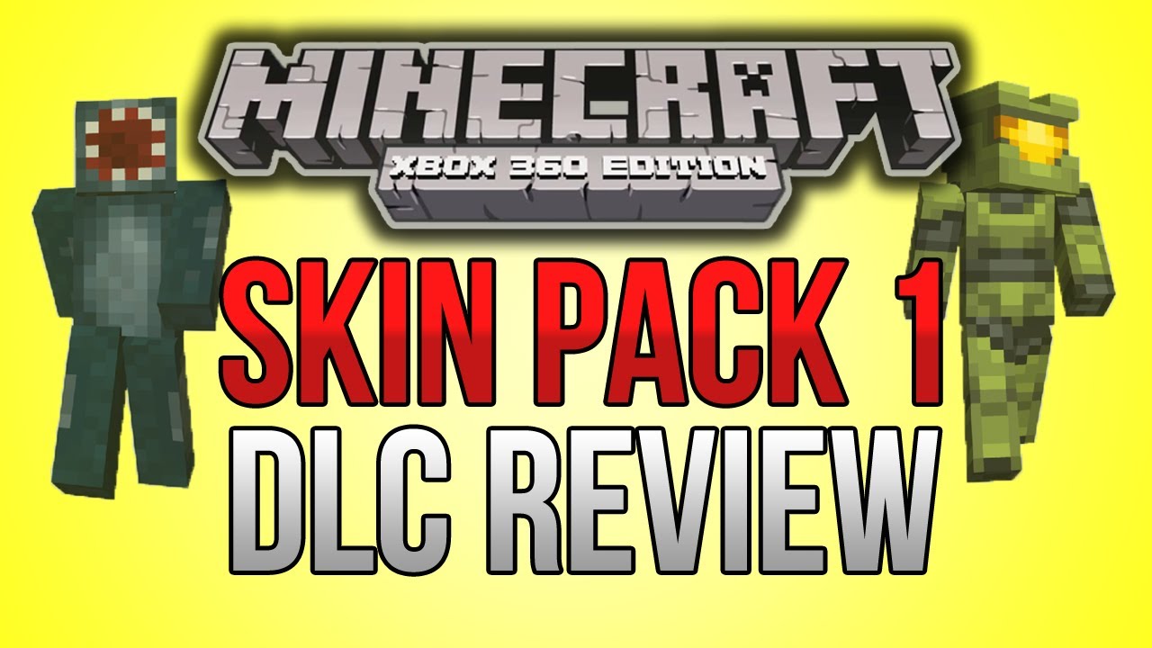 Minecraft (Xbox 360) - SKIN PACK 1 DLC - REVIEW! - Is It Worth It ...