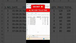 99% People Don’t Know This Amazing Excel Trick #shorts #excel