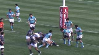 !2015 ラグビー 大学選手権 セカンドステージ 第2戦 同志社大学 vs 筑波大学