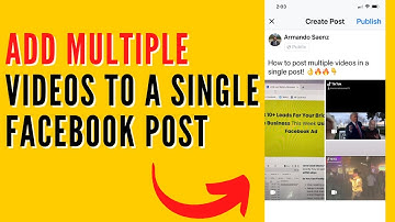 How To ADD MULTIPLE Videos And Images In The Same Post On Facebook 2021