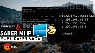 Como Saber mi DIRECCION IP Publica o Privada 🔵